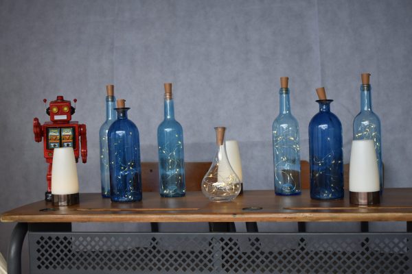 Location vases et bouteilles lumineux
